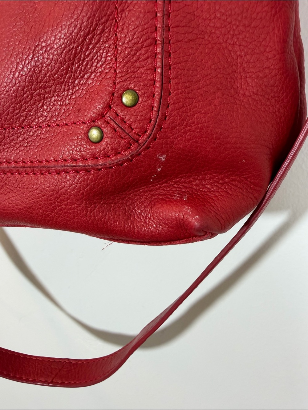American Leather Co Jamestown Tote in Cherry - Picture 5 of 16
